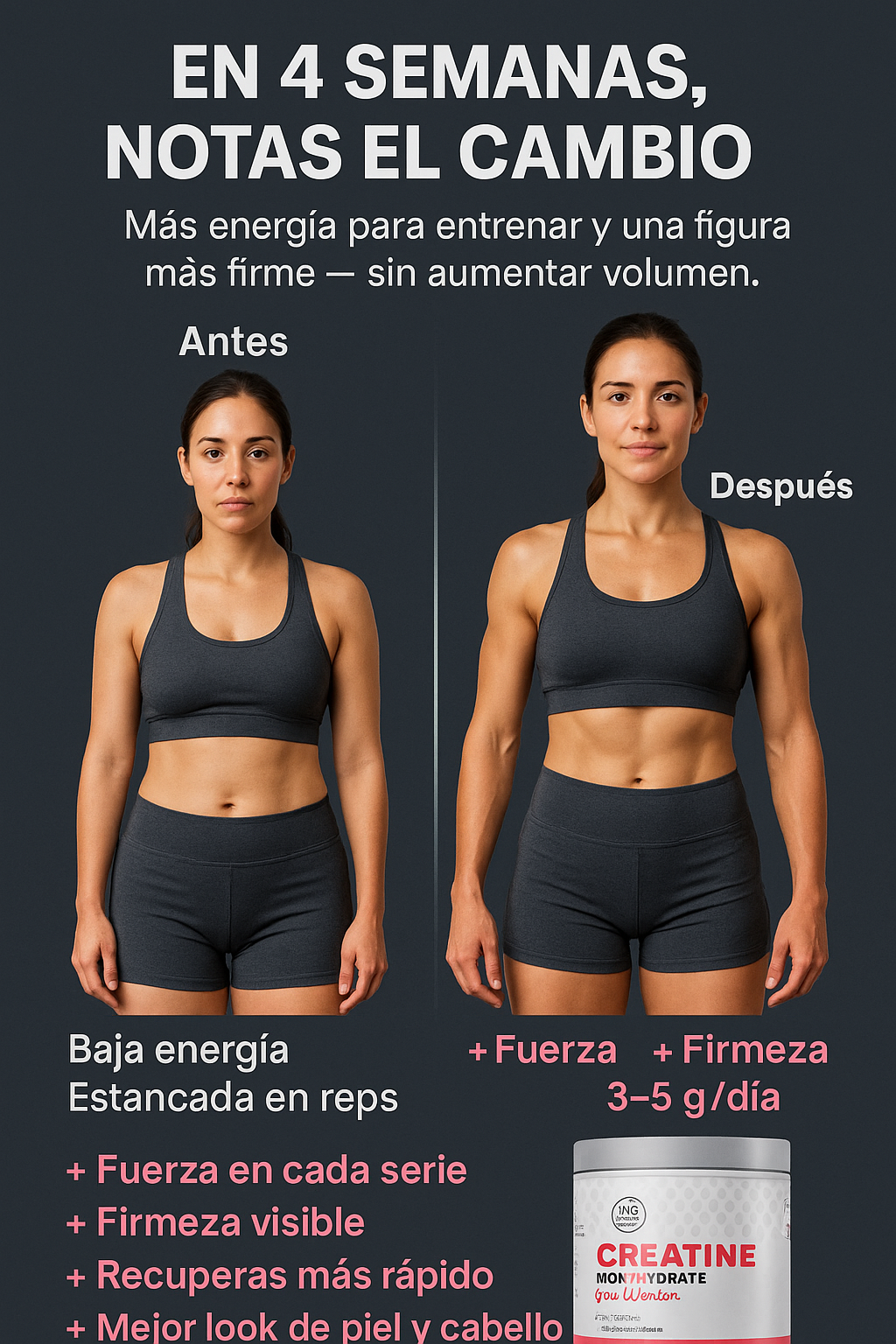 CREATINA FOR WOMEN
